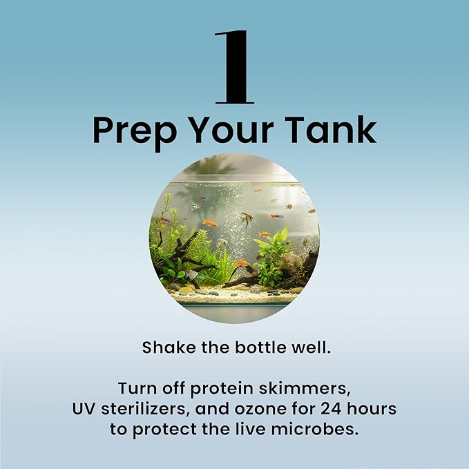 MICROBE-LIFT Special Blend Aquarium Water Care Treatment, Cleaner & Clarifier for Fresh and Saltwater Fish Tanks, Reduces Maintenance & Helps with Aquarium Algae Control and Odor, 4 Ounces (SBH04)