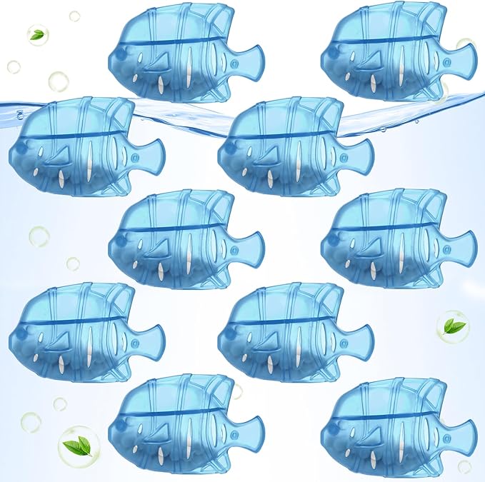 10PC Humidifier Cleaner Fish Universal Humidifier Tank Cleaner Cleaner(Blue Purple)