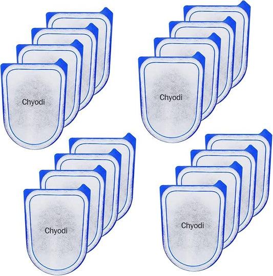 16 Pack Carbon Filter Cartridges Compatible with Tetra Whisper EX30/EX45/EX70 Filters, Replacement Filter Cartridges