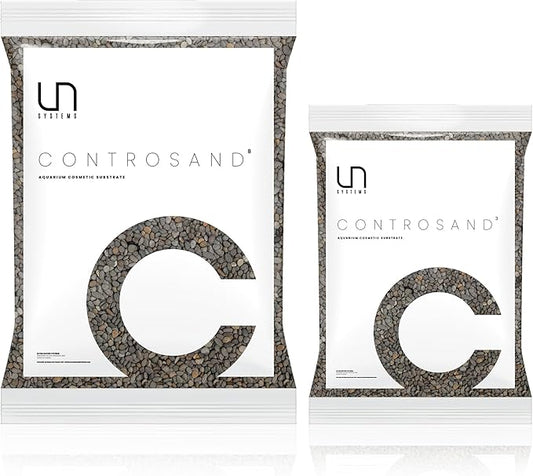 UNS Controsand - Kona, 3L - Natural Freshwater 3-5 mm Dark Gray Gravel - Decorative Small Rocks for Aquascaping Planted Tank - Aquarium Terrarium Substrate for Betta, Shrimp, Fish, Reptile Decor