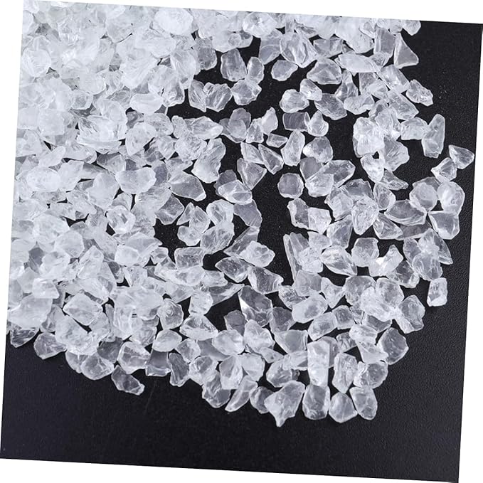 PRETYZOOM 2pcs Glass Sand Decorative Eco Sand for Micro Landscape Fish Tank and Vases for Aquariums and Craft Projects