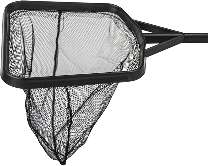 Functional Aquariums Square Fishing Net with Long Handle for Catching Fish Shrimp Tanks Aquariums Tool