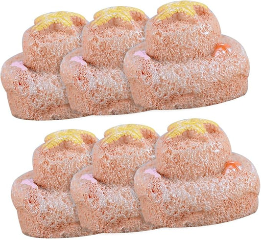BESPORTBLE 6pcs Resin Crafts Decoration Sand Beach Ornament for Fish Tank Aquariums Style Landscape Accents for Home and Craft Projects