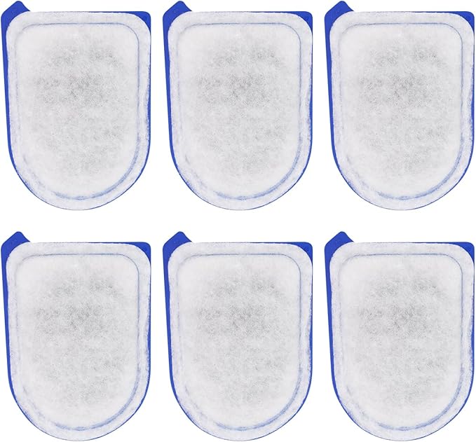 Carbon Filter Large Compatible with Tetra Whisper EX30/EX45/EX70 Filters, Replacement Filters Cartridges - 6 Pack