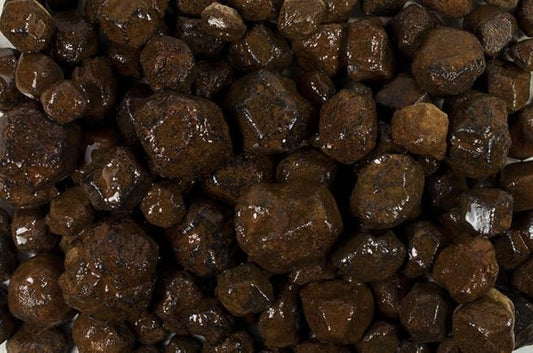 Fantasia Materials: 1 lb Pointed Garnet Rough Stones from India