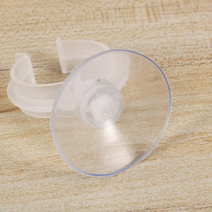 Abaodam 6 Pcs Window Candle Suction Cups Clamp Christmas Candle Suction Cups Holder - Aquarium Isolation Clip Air Hose Tube Holders Clamps for Fish Tank 32mm