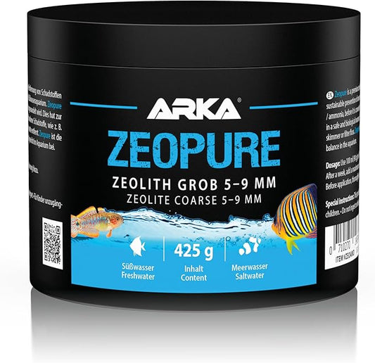 MICROBE-LIFT® - Zeopure | Zeolite granules for Every Saltwater and Freshwater Aquarium | Grain Size: 5-9 mm | Incl. Filter Bag | Reduces Ammonium, Nitrate & Phosphate (425 g / 14.99 oz)