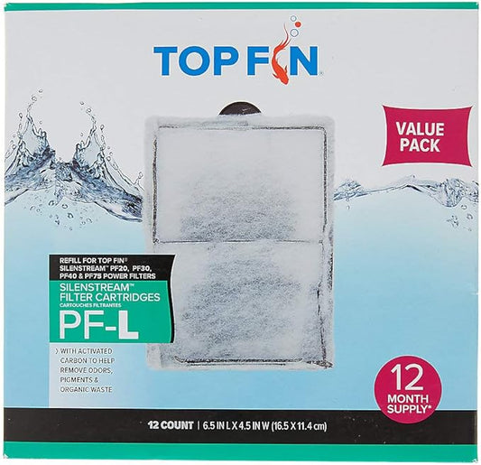 Top Fin Silenstream Large PF-L Filter Cartridges Refill