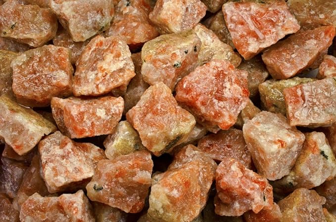Fantasia Materials: 1 lb Sunstone Rough Stones from India