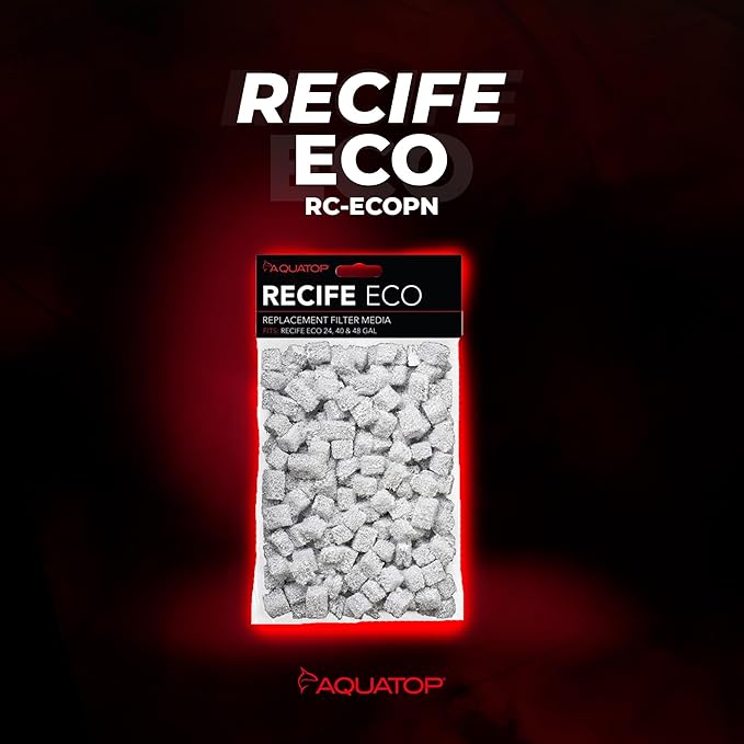 Aquatop Recife Eco Phosphate & Nitrate Media Cubes for Aquariums, 80 g – Optimize Water Quality – Fits Recife Eco Filters - Fresh and Saltwater