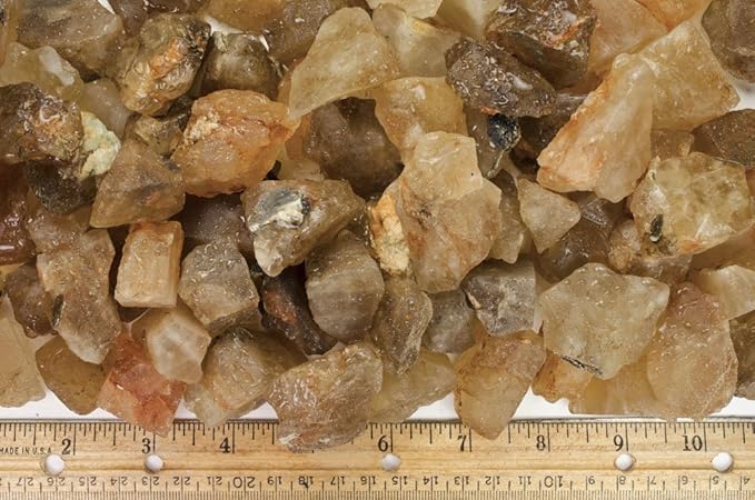 Fantasia Materials: 18 lbs Golden Color Citrine Rough Stones from India