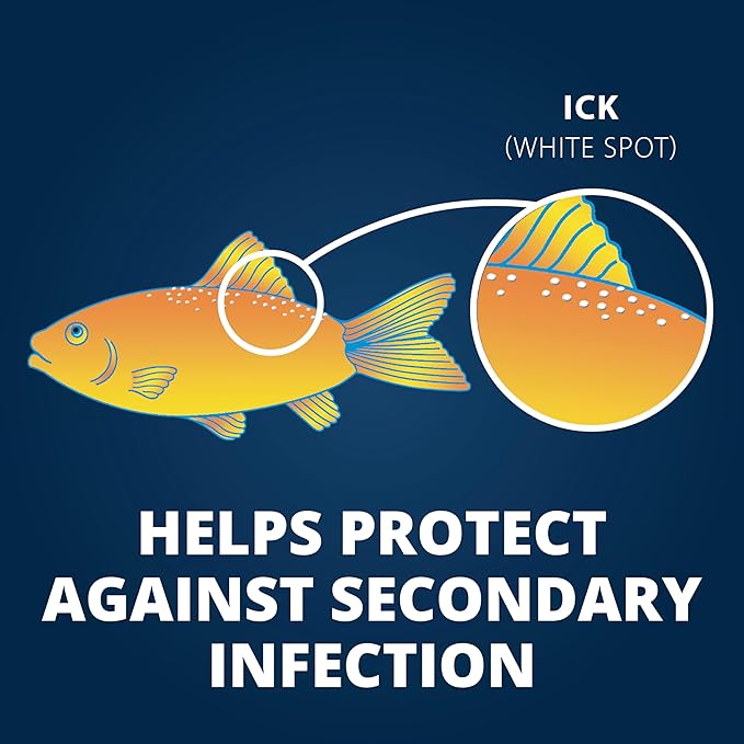 Tetra Ick Guard 8 Count, Quick Remedy for Ick in Aquariums,Golds & Yellows (Pack of 2)