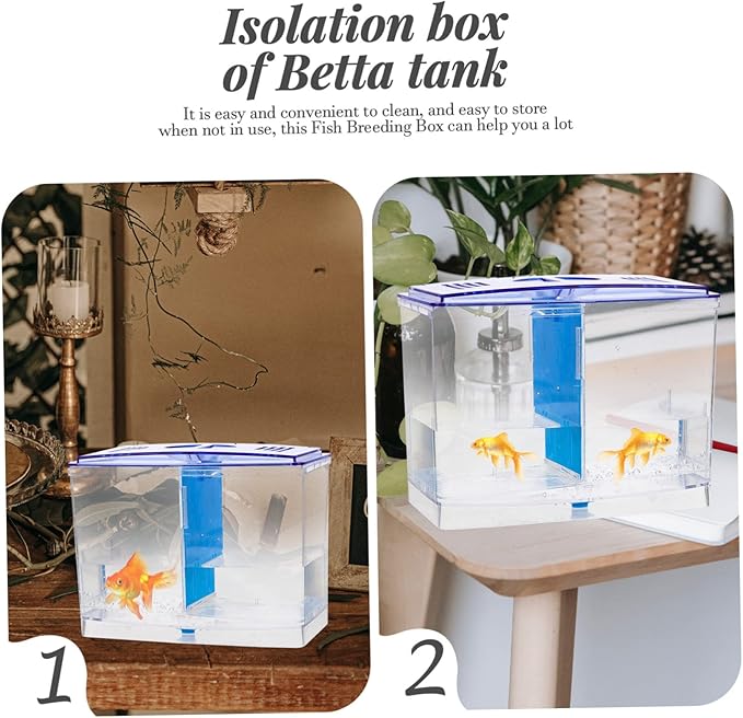SUPVOX Hatchery Incubator Betta Breeding Box Fish Tank Isolation Box for Shrimp