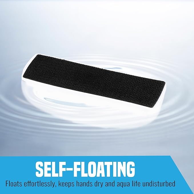JOR Magnetic Scrubber for Aquarium Fish Tank, Scratch-Free Glass Scraper, Keep Hands Dry, Non-Slip, Self-Floating Strong Cleaning Magnet, Aquarium Cleaner for Acrylic Tanks