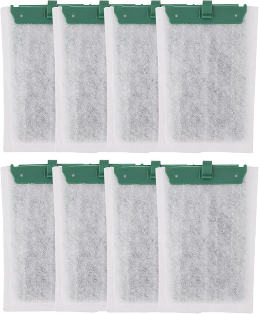 Tinoaly 8pcs Medium Replacement Filter Cartridges Compatible with Tetra Whisper Bio-Bag, Fish Tank Parts Accessories for 10i IQ10 PF10 ReptoFilter, 5-10 Gallon Aquarium