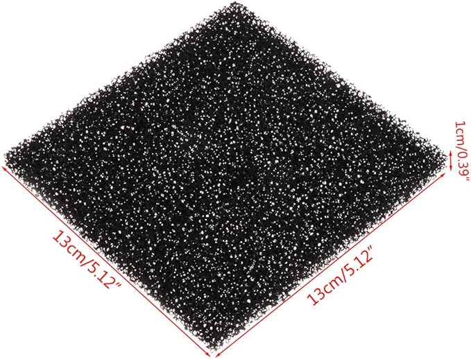 Mjaie 5 Pack Fish Tank Filter Media Activated Carbon Sponge Replacement Foam Pad for Aquarium Water Heater Light Thermometers Gravel Sand Decorations Decorations Light Stand