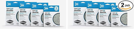 Seachem Laboratories 6514 75 Zeolite 250 mL Tidal Filter (Pack of 2)