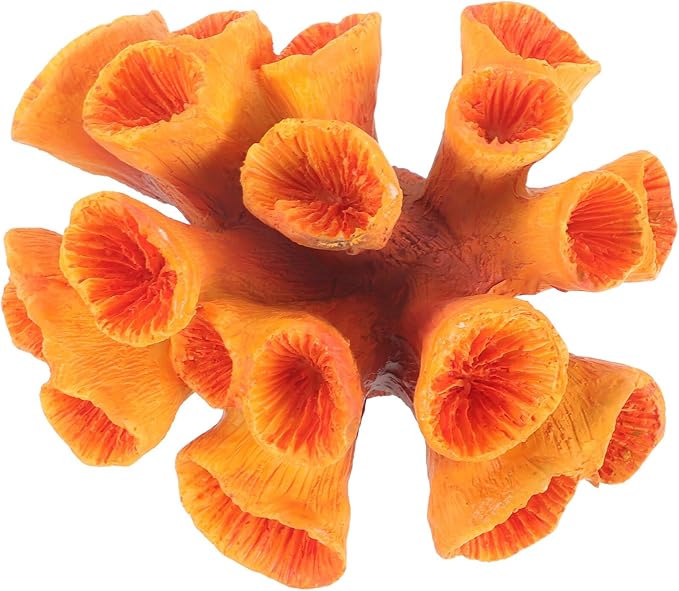 Ipetboom Aquarium Coral Reef Ornament Resin Fish Tank Plants Aquarium Plant Fish Habitat Landscape Underwater Sea Plants Model for Betta Fish Tank Aquarium Landscape
