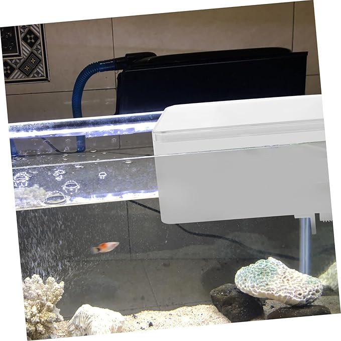 ibasenice 1 Set Automatic Fish Feeder Aquarium Food Dispenser for Convenient Feeding Silent Operation Durable Design Present for Fish Lovers