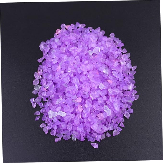 2pcs Glass Colored Sand Coarse Sand for Sandbox Decorative Micro Landscape Aquarium Fish Gravel
