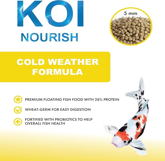Anjon Manufacturing Thrive Koi Nourish Cold Weather Formula Fish Food 20 Pound Bag - TKN20LB