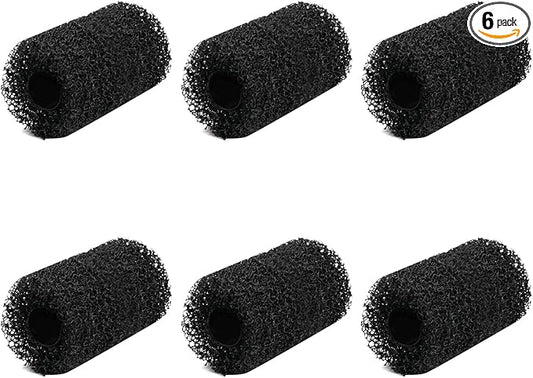 Prefilter Sponge for Fluval AC20/AC30/AC50 Power Filter, Aquarium Filter Intake Sponges, Edge Prefilter Sponge Intake Strainer Cover for Freshwater Saltwater Aquariums Small Fish Shrimp Fry Fish 6 pcs