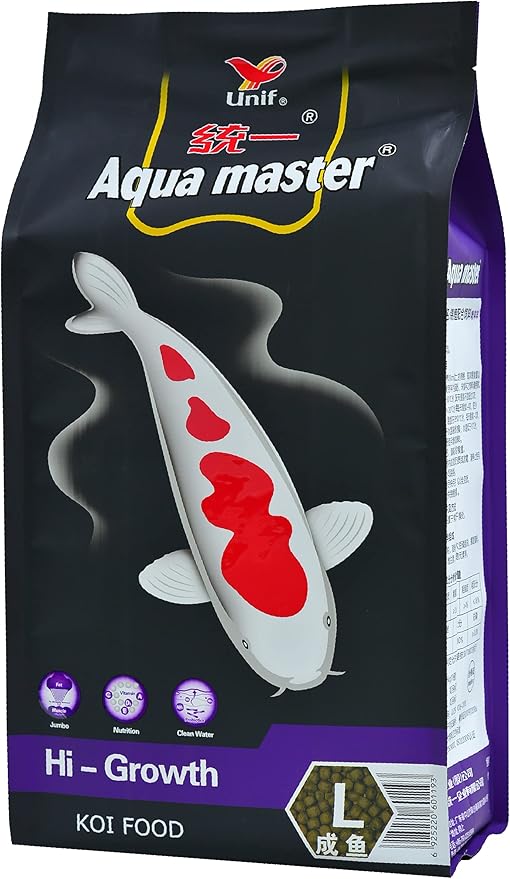 Aqua Master Hi-Growth Koi Fish Food 11-Pound, Large