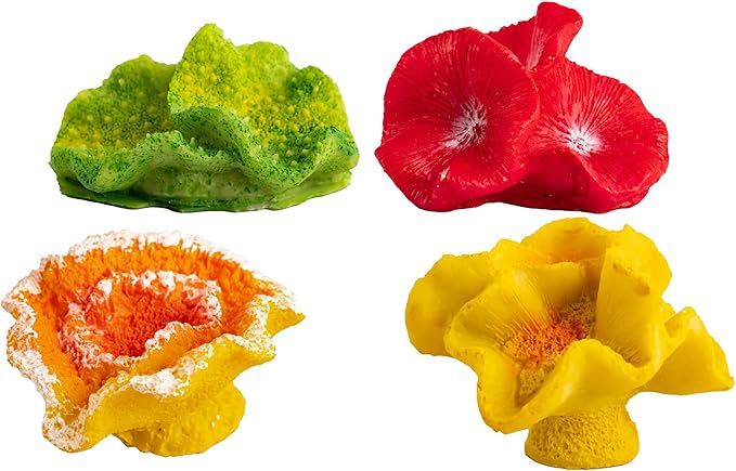 CNZ® Artificial Coral Plant for Fish Tank Decorative Aquarium Reef Ornament (10-Piece Assorted Coral)