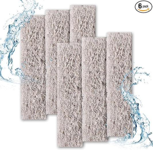 6pcs Filter Pads for Aqueon, Fish Tank Ammonia & Carbon & Phosphate Reducer Filter Pads Aquarium Filter Accessories Compatible with Aqueon QuietFlow LED PRO Model 10