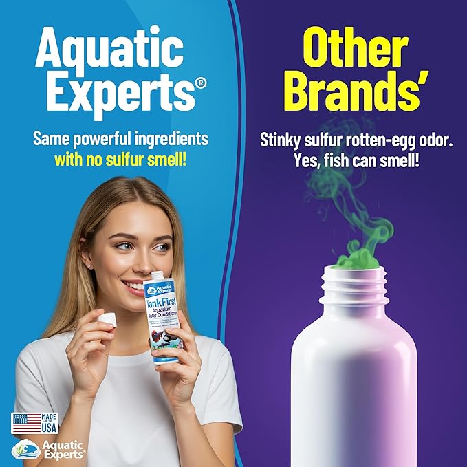 TankFirst Complete Aquarium Water Conditioner - Fish Water Conditioner, Instantly Removes Chlorine, Chloramines, and detoxifies Ammonia from Fish Tank (TankFirst Concentrate, 1 L)