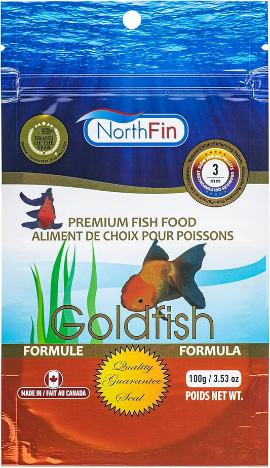 Northfin Goldfish Formula, 3 mm Sinking Pellets, 100 g