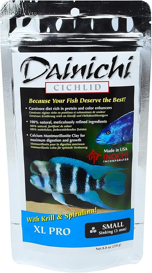 Dainichi CICHLID - XL Pro Slow Sinking (8.8 oz) Bag - Small Pellet