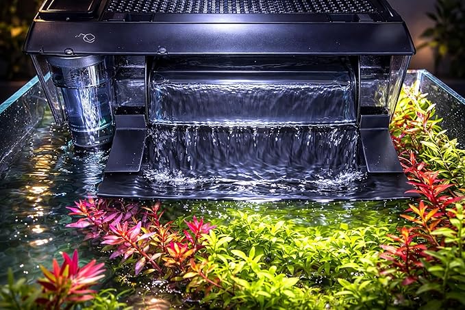 Aquarium Filter Baffle Compatible with Fluval AquaClear Filters: Smooth Flow, Noise Reduction (Black, AC20)