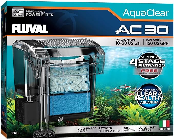 Fluval - Ammonia Remover for AC20/AC30 Power Filter, 3.2 oz / 90 g – for Use in Freshwater Aquariums