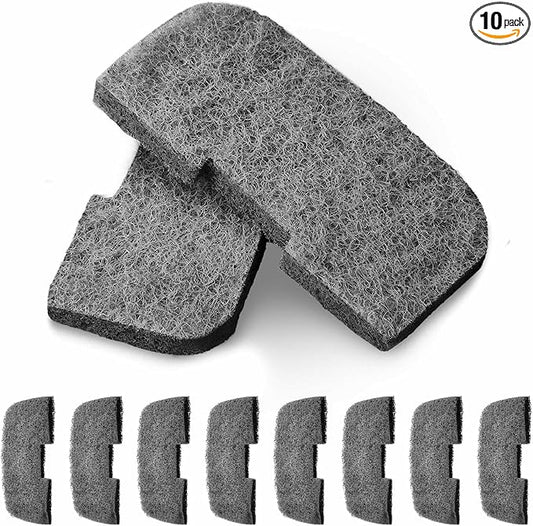 Threlaco 10 Pack Compatible with Fluval 106/206/107/207 Nitrite Remover Pads, Aquarium Canister Filter Media Replacement Pads for Fish Tank