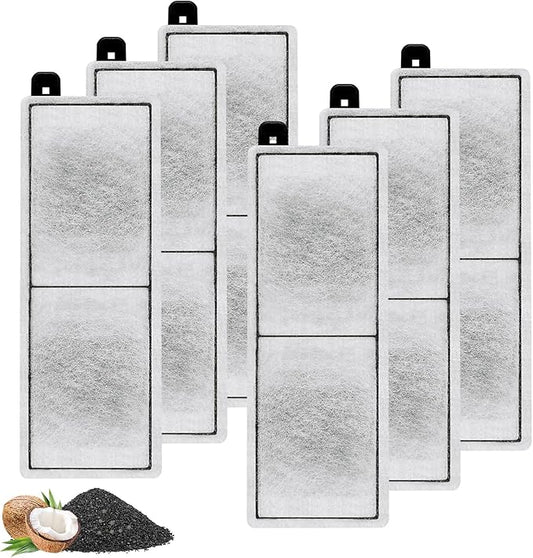 6 Pack RF-L Large Retreat Filter Cartridges Compatible with Aquarium,Remplacement Aquarium Carbon Cartridge