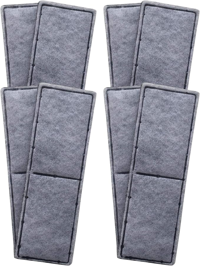 Finest-Filters 8 x Compatible Carbon Foam Filter Pads to fit Fluval U3 Range of Internal Filters