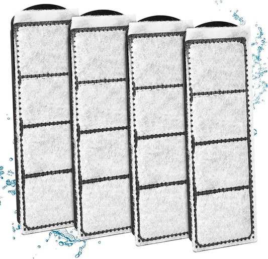 Aquarium Fish Tank Water Filter Cartridge Fit for Coralife Biocube Filter 14 16 29 32 Gallon Aquarium, Bio-Cube Filter Cartridge Dual-Action Filtration for Keeping Water Crystal Clear,4PCS
