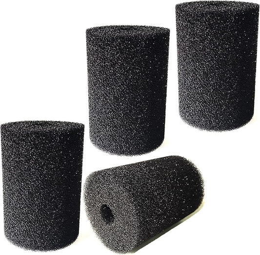 4 Pack Foam Filter Sponges for Canister Filters for Aquaclear 70/110 Filters X-Large Overflow Filter Box Intake Round Pre-Filter 5.91" x 4.13"