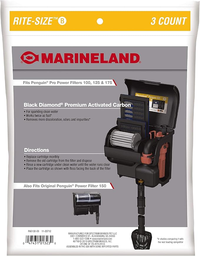 MarineLand Penguin Rite-Size Cartridge, Size B (PA0132-03)