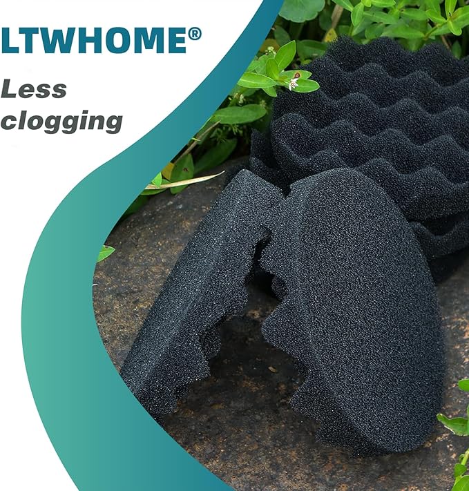 Bio-Foam Filter Pads Non But Suitable Fit Fit for Fluval FX5 / FX6 Filters(Pack of 12)