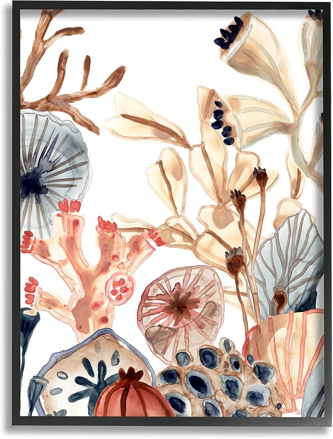 Stupell Industries Ocean Floor Aquatic Life Sand Dollars Kelp Coral