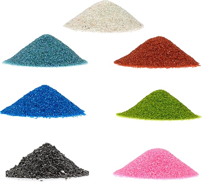 NW Wholesaler Colored Fine Floral Sand - 25 LB Box - Sinking Sand Perfect for Vase Fillers, Terrariums, Arts & Crafts, Aquariums, Home Decor, Weddings and Parties (Marsala)