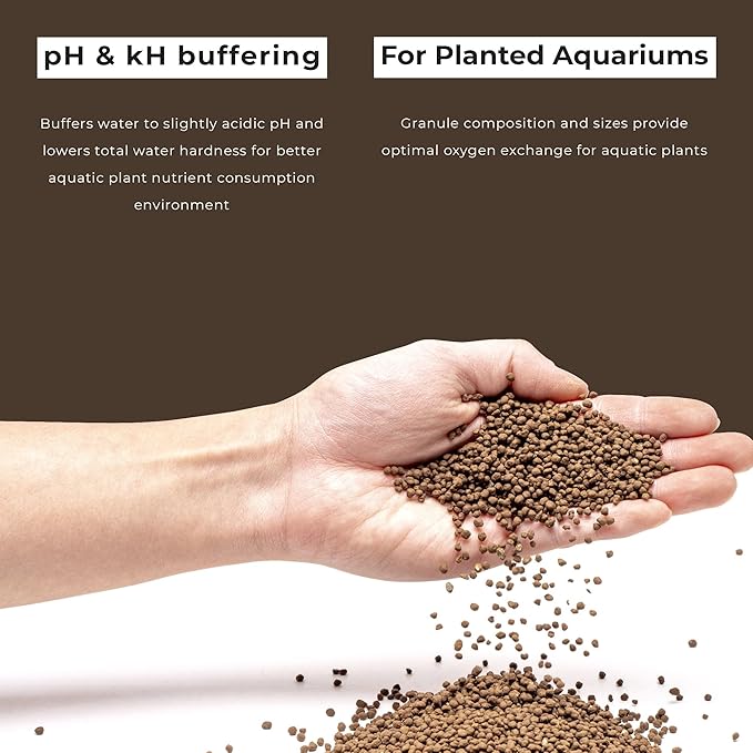 Ultum Nature Systems Controsoil - Freshwater Aqua Soil Substrate for Fish, Shrimp, Live Plant Propagation and Aquascaping - 6.8pH Low Ammonia, Volcanic Ash - Brown, Fine (10 Liter)