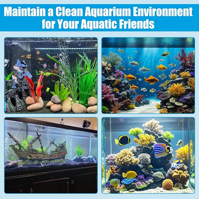AQUANEAT Replacement Canister Filter Pads Compatible with SUNSUN HW-302 Aquarium Filter Media Sponge Floss 16pcs