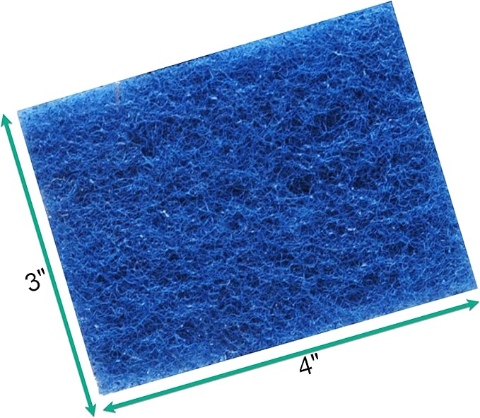 Penn-Plax WZP1 Wizard Grime Scrubber Pad – for Glass Tanks – 3” x 4”