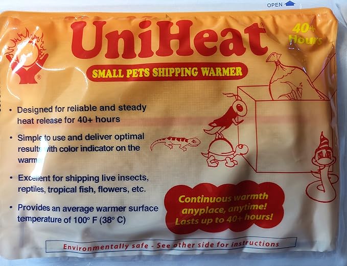 Uniheat Shipping Warmers 40 Hour - 4 Pack + Bonus! One Free 20 Hour Heat Pack!