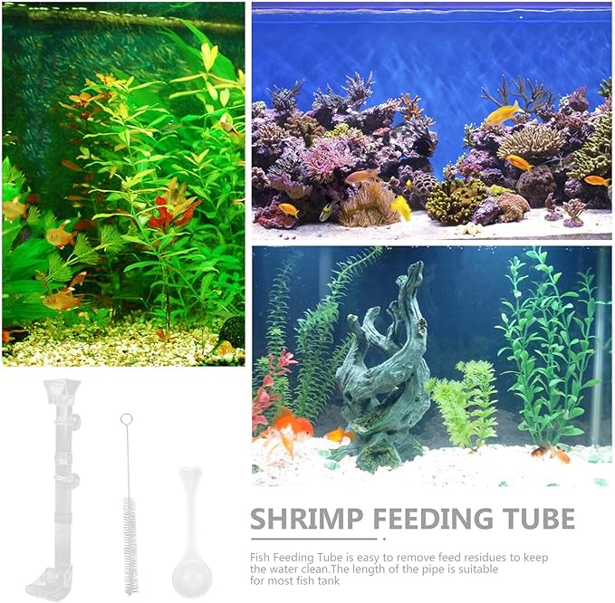 YARNOW Aquarium Feeding Tube Fish Feeder 3pcs Precise Feeding Tool for Fish Tank Shrimp Tank Automatic Feeder Accessory for Aquarium Use