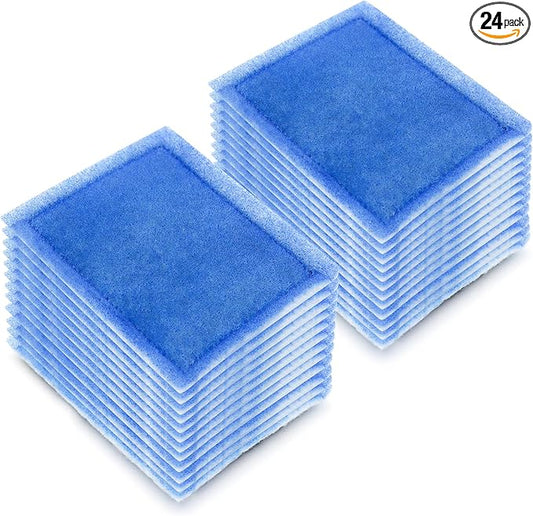 24 Pack Aquarium Rite-Size C Filter Cartridges Compatible with PRO Power Filters 275/375,Power Filters 200/350
