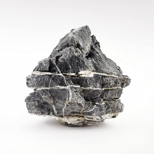 Lifegard Smoky Mountain SEIRYU Aquarium Stone Large Size Stones 42 Lbs Case Qty, Grey